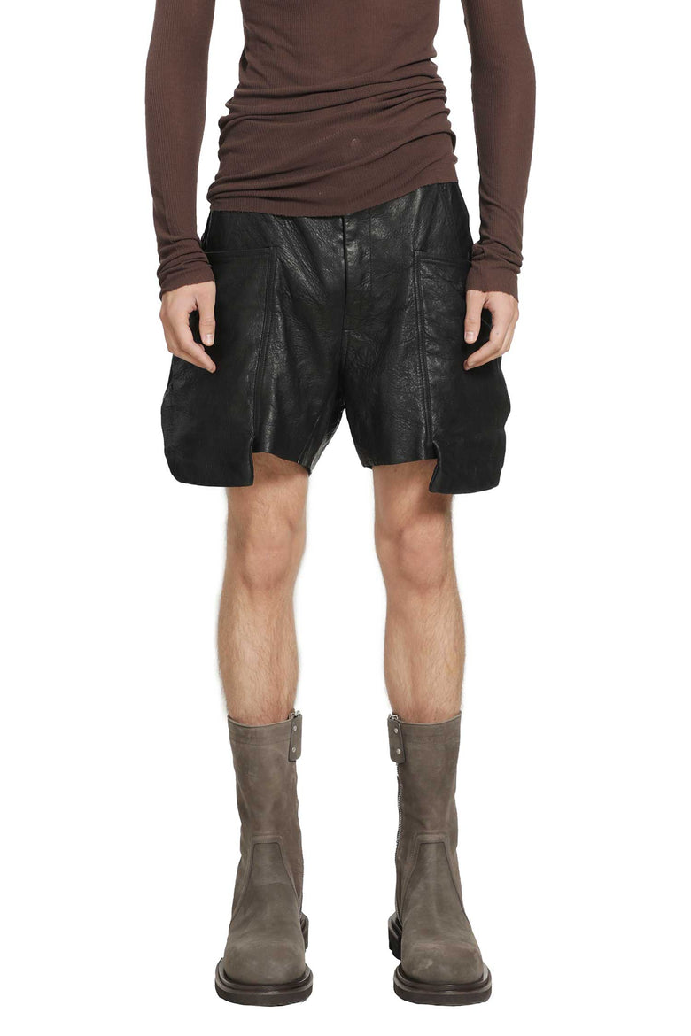 RICK OWENS Temple Stefan Cargo Shorts man