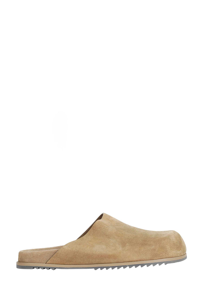 RICK OWENS Granola Suede Mules man