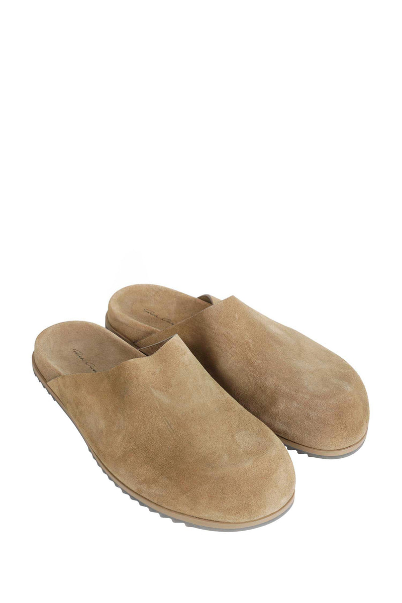 RICK OWENS Granola Suede Mules man