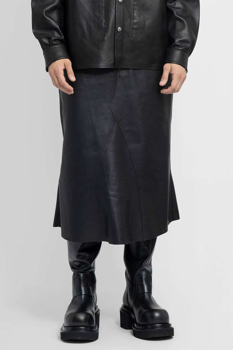 RICK OWENS RICK OWENS SKIRTS BLACK MAN man