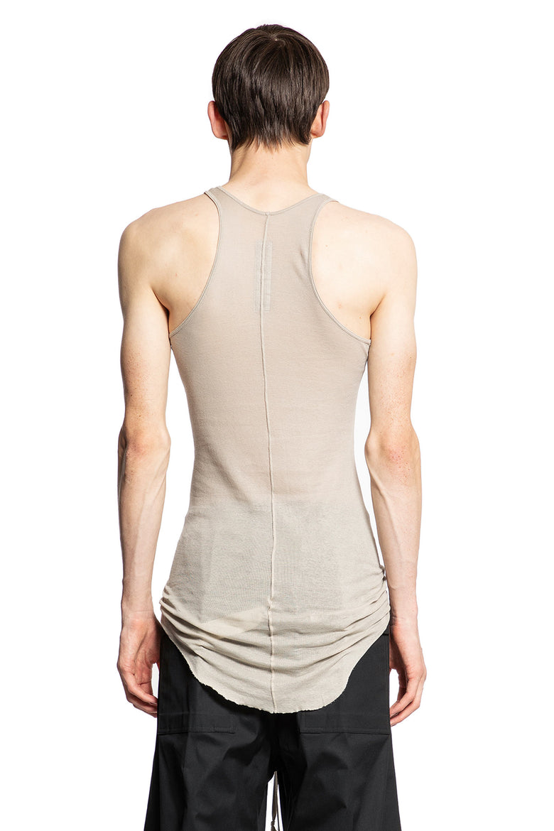 RICK OWENS MAN OFF-WHITE T-SHIRTS & TANK TOPS