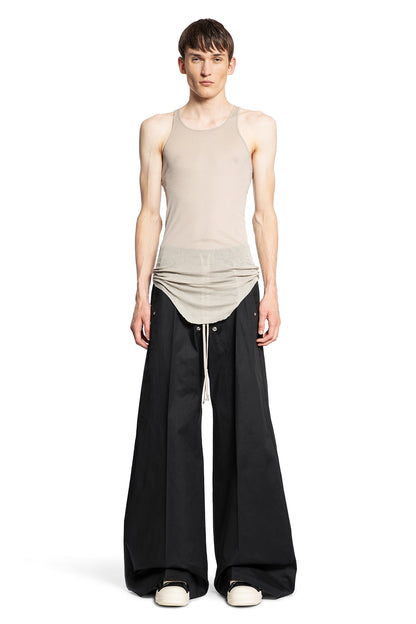 RICK OWENS MAN OFF-WHITE T-SHIRTS & TANK TOPS