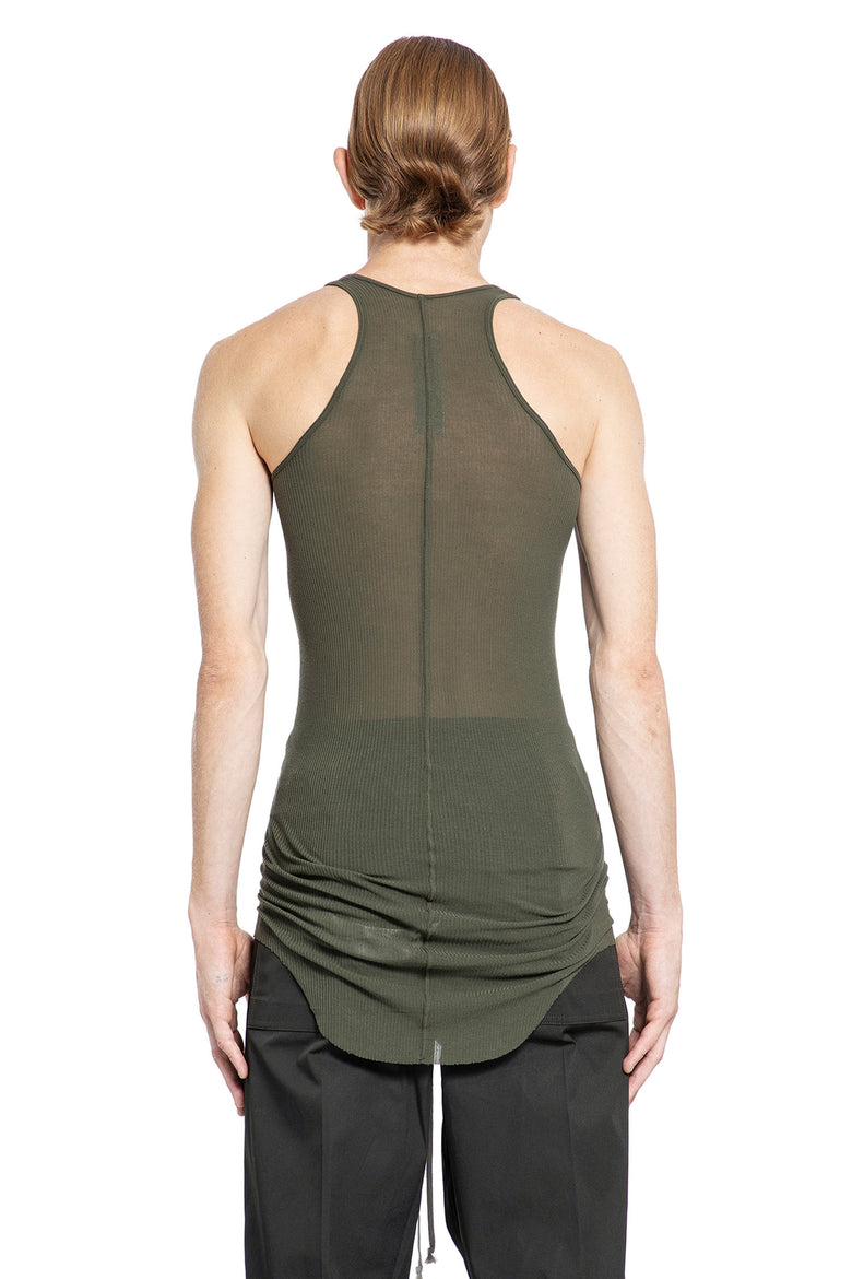 RICK OWENS MAN GREEN T-SHIRTS & TANK TOPS