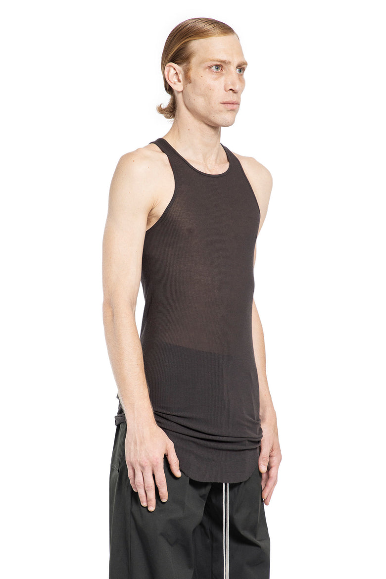 RICK OWENS MAN GREY T-SHIRTS & TANK TOPS