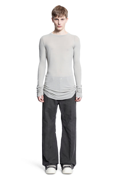 RICK OWENS MAN GREY T-SHIRTS & TANK TOPS