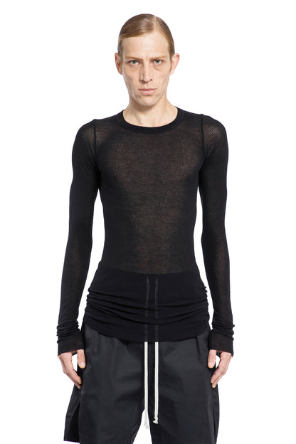 Antonioli RICK OWENS MAN BLACK T-SHIRTS & TANK TOPS