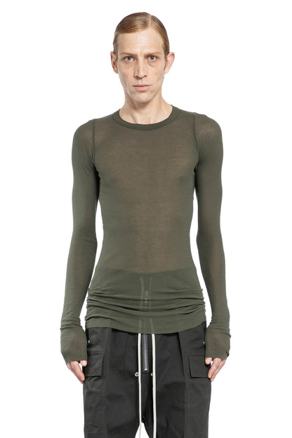 Antonioli RICK OWENS MAN GREEN T-SHIRTS & TANK TOPS