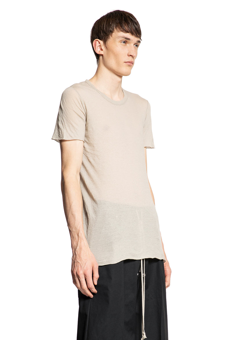 RICK OWENS MAN GREY T-SHIRTS & TANK TOPS