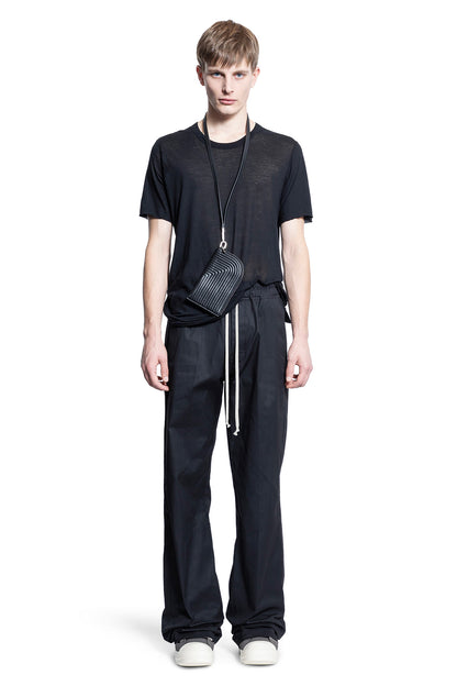 RICK OWENS MAN BLACK T-SHIRTS & TANK TOPS