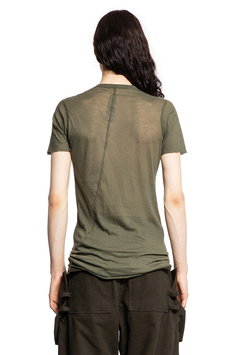 RICK OWENS MAN GREEN T-SHIRTS & TANK TOPS