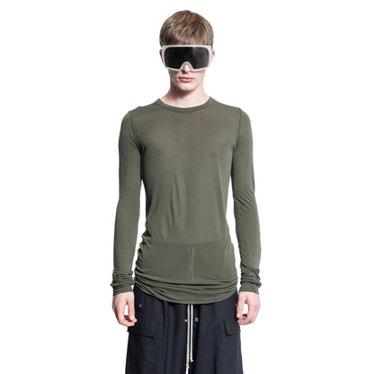 RICK OWENS MAN GREEN T-SHIRTS & TANK TOPS