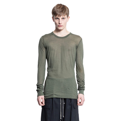 RICK OWENS MAN GREEN T-SHIRTS & TANK TOPS