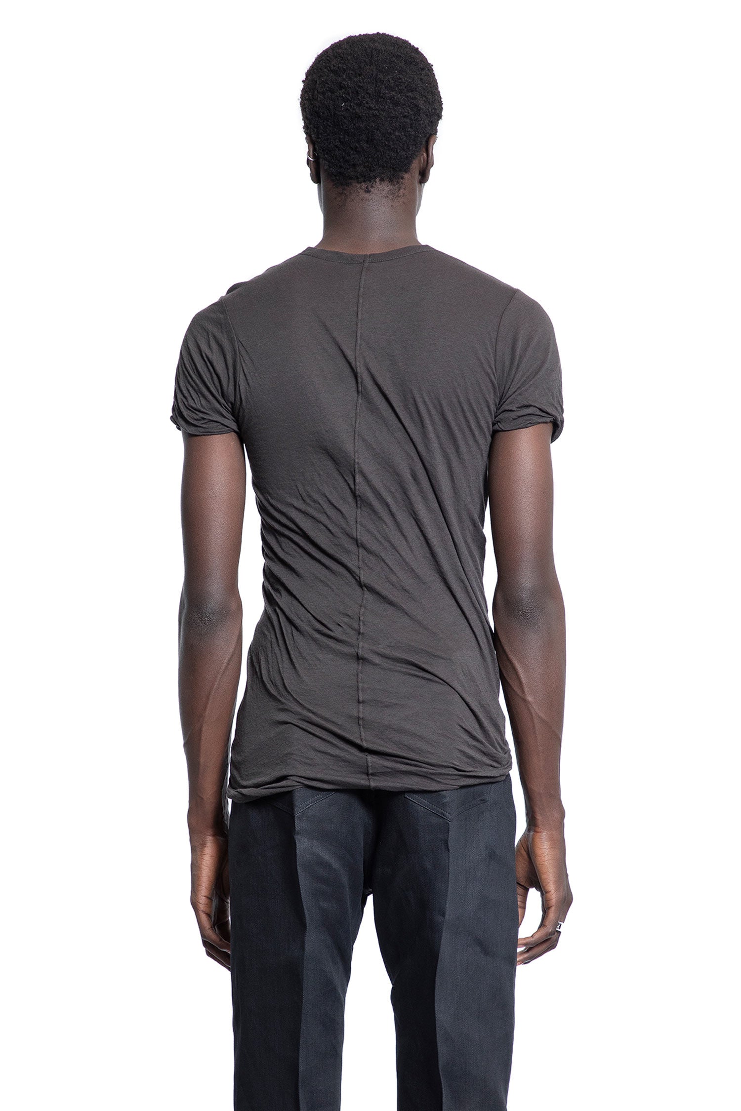 RICK OWENS MAN GREY T-SHIRTS & TANK TOPS