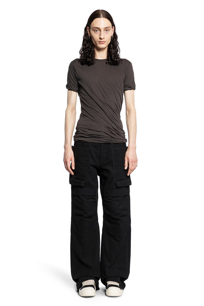 RICK OWENS MAN GREY T-SHIRTS & TANK TOPS