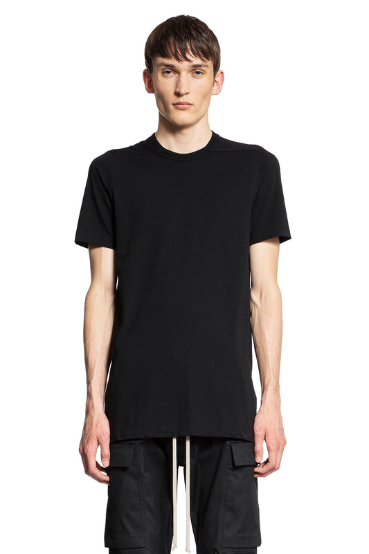 RICK OWENS MAN BLACK T-SHIRTS & TANK TOPS