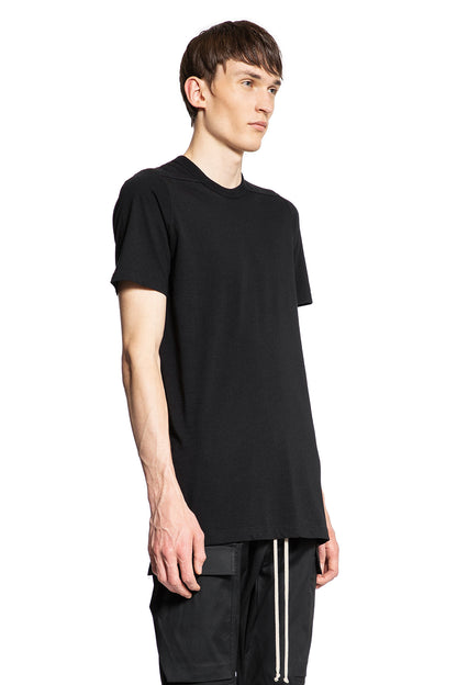 RICK OWENS MAN BLACK T-SHIRTS & TANK TOPS