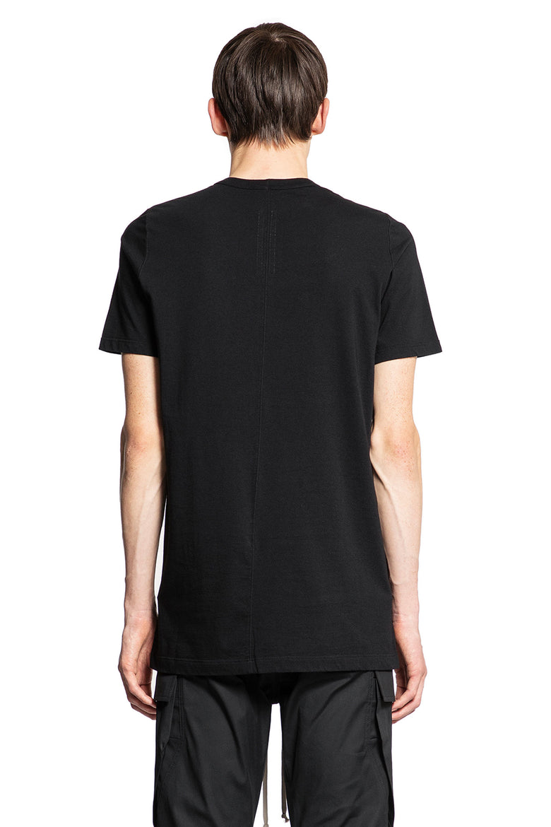 RICK OWENS MAN BLACK T-SHIRTS & TANK TOPS