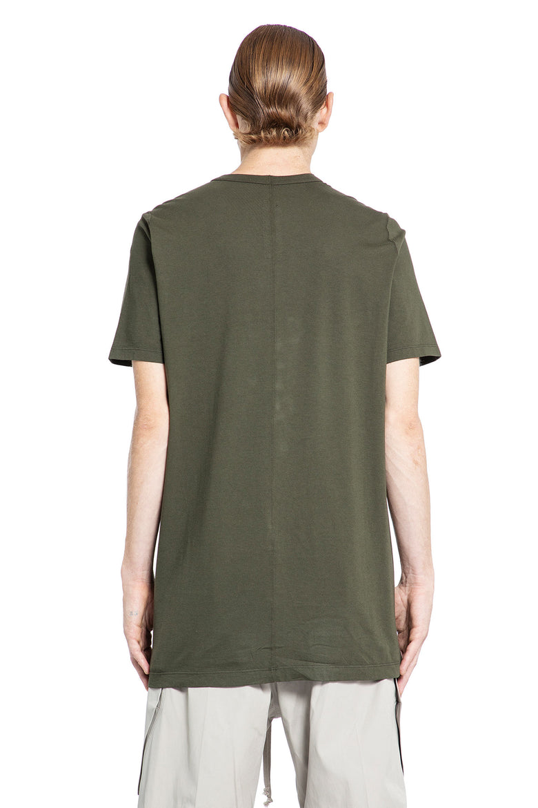 RICK OWENS MAN GREEN T-SHIRTS & TANK TOPS