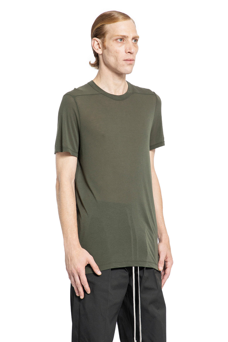 RICK OWENS MAN GREEN T-SHIRTS & TANK TOPS