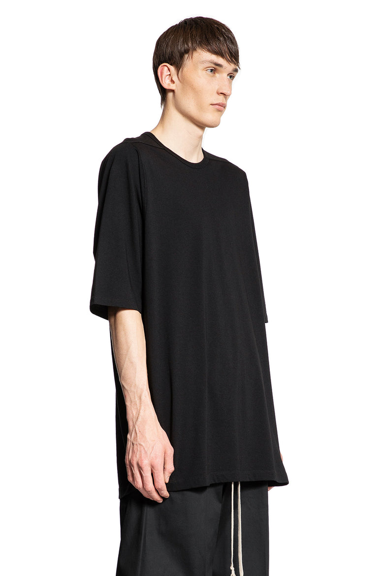 RICK OWENS MAN BLACK T-SHIRTS & TANK TOPS