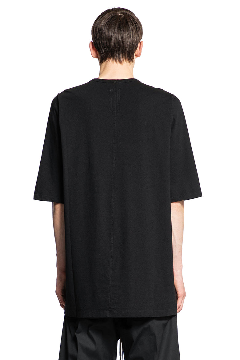 RICK OWENS MAN BLACK T-SHIRTS & TANK TOPS