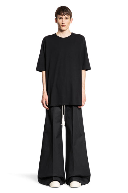 RICK OWENS MAN BLACK T-SHIRTS & TANK TOPS