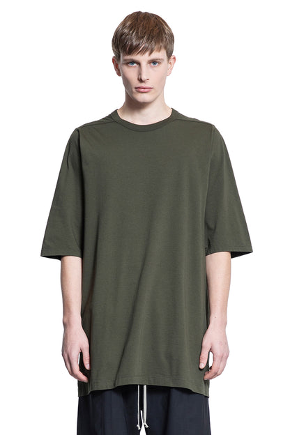 RICK OWENS MAN GREEN T-SHIRTS & TANK TOPS