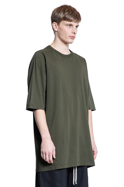 RICK OWENS MAN GREEN T-SHIRTS & TANK TOPS