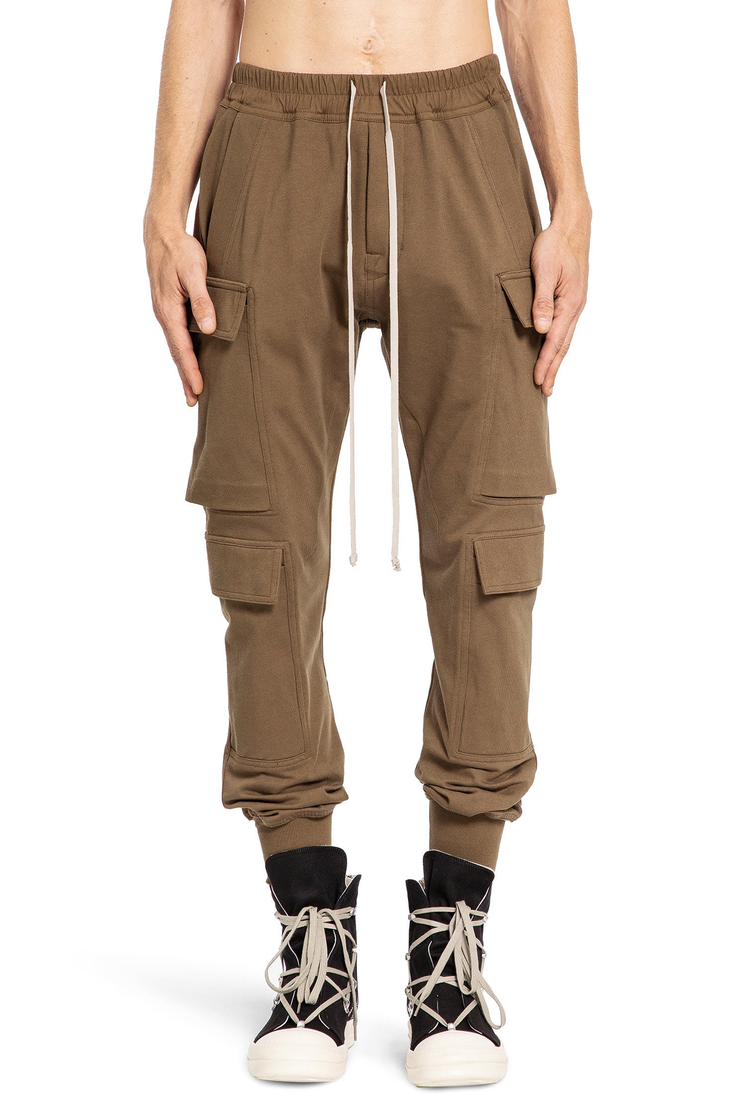 RICK OWENS MAN BROWN TROUSERS