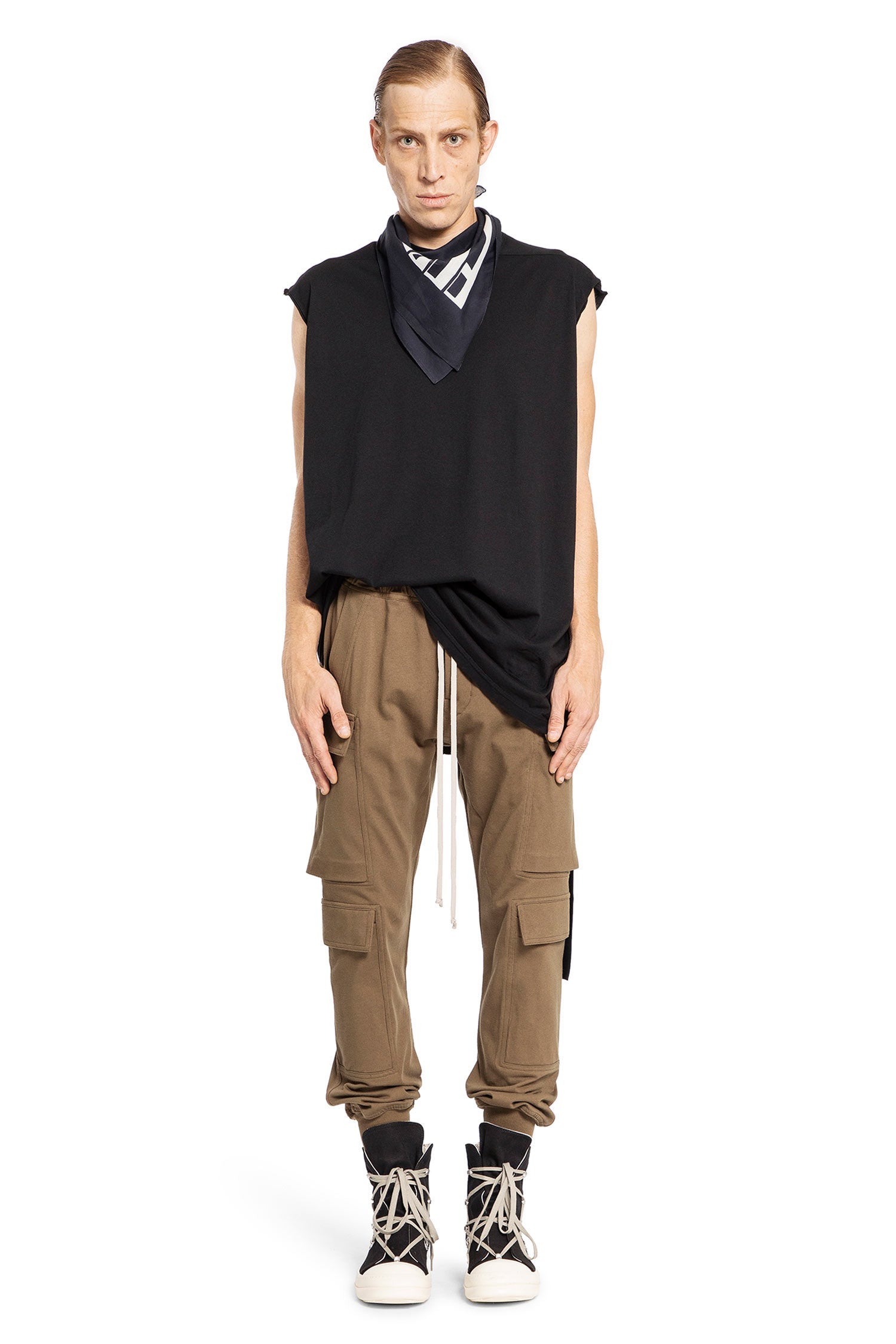 RICK OWENS MAN BROWN TROUSERS