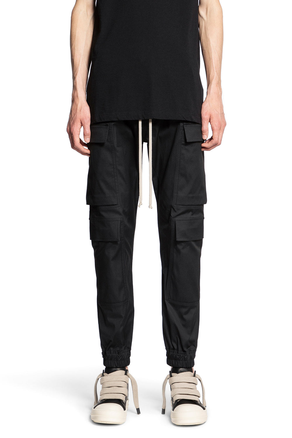 RICK OWENS MAN BLACK TROUSERS