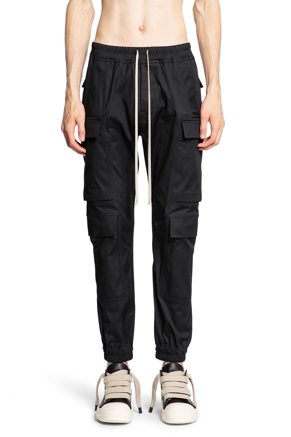 RICK OWENS MAN BLACK TROUSERS