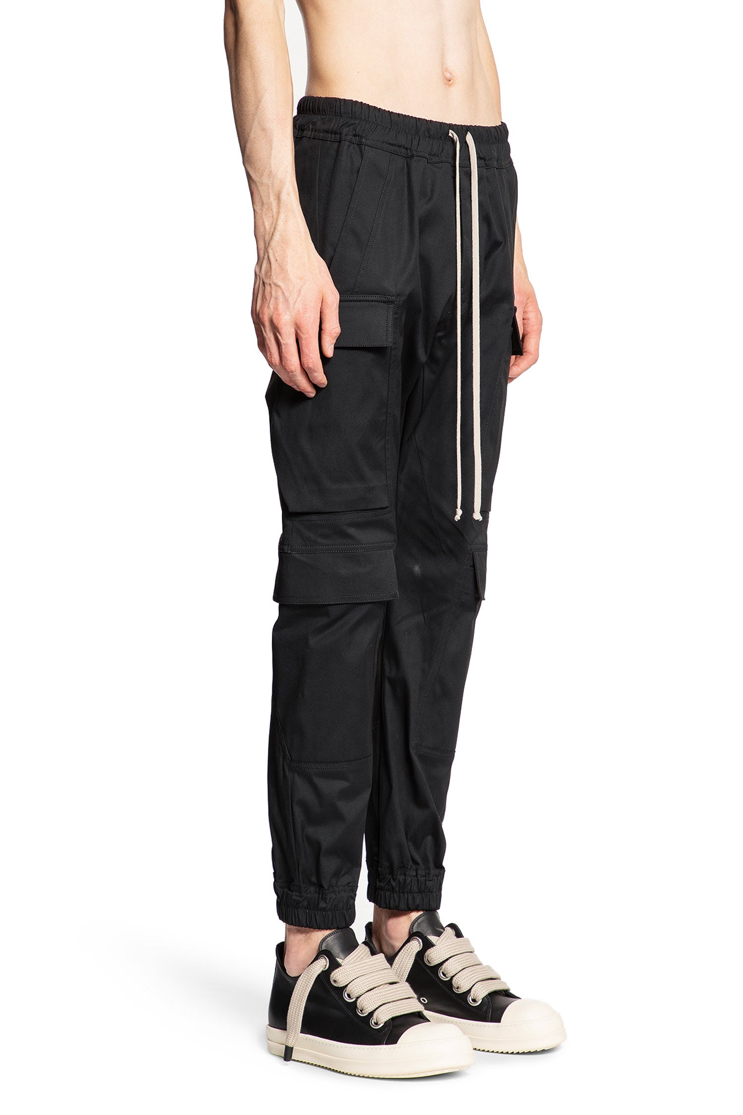 RICK OWENS MAN BLACK TROUSERS