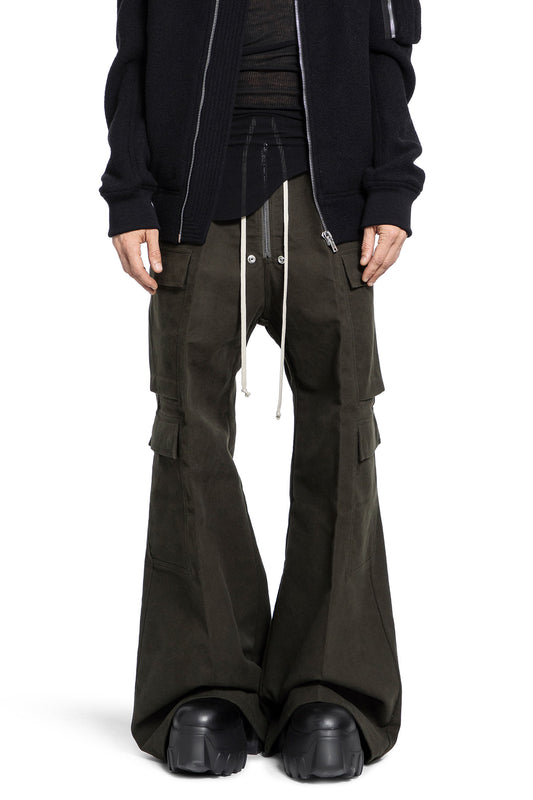 RICK OWENS MAN GREEN TROUSERS