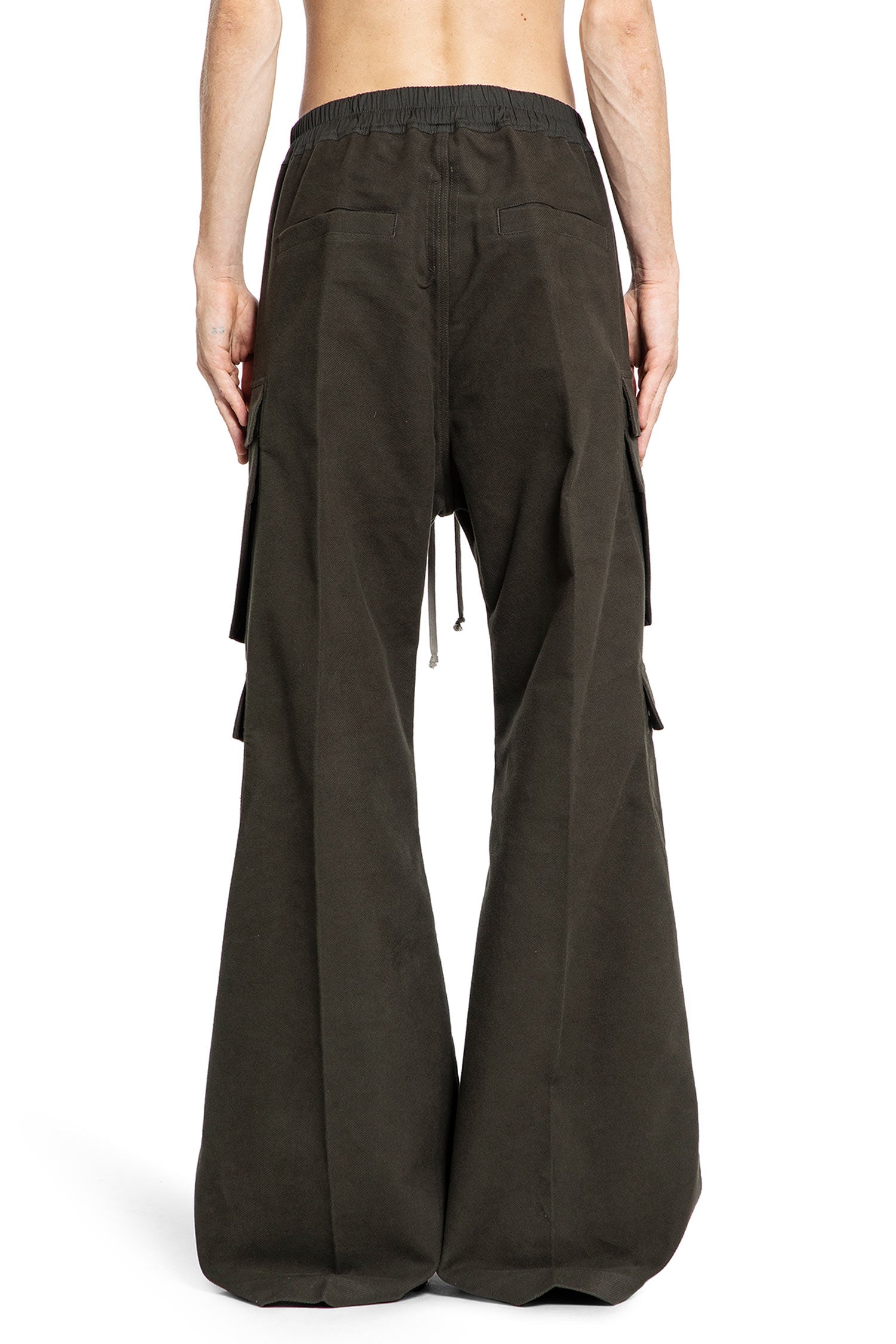 RICK OWENS MAN GREEN TROUSERS