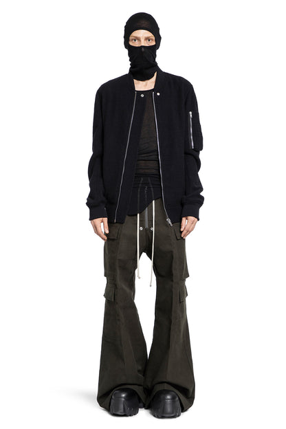 RICK OWENS MAN GREEN TROUSERS