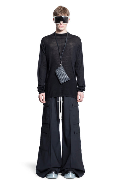 RICK OWENS MAN BLACK TROUSERS