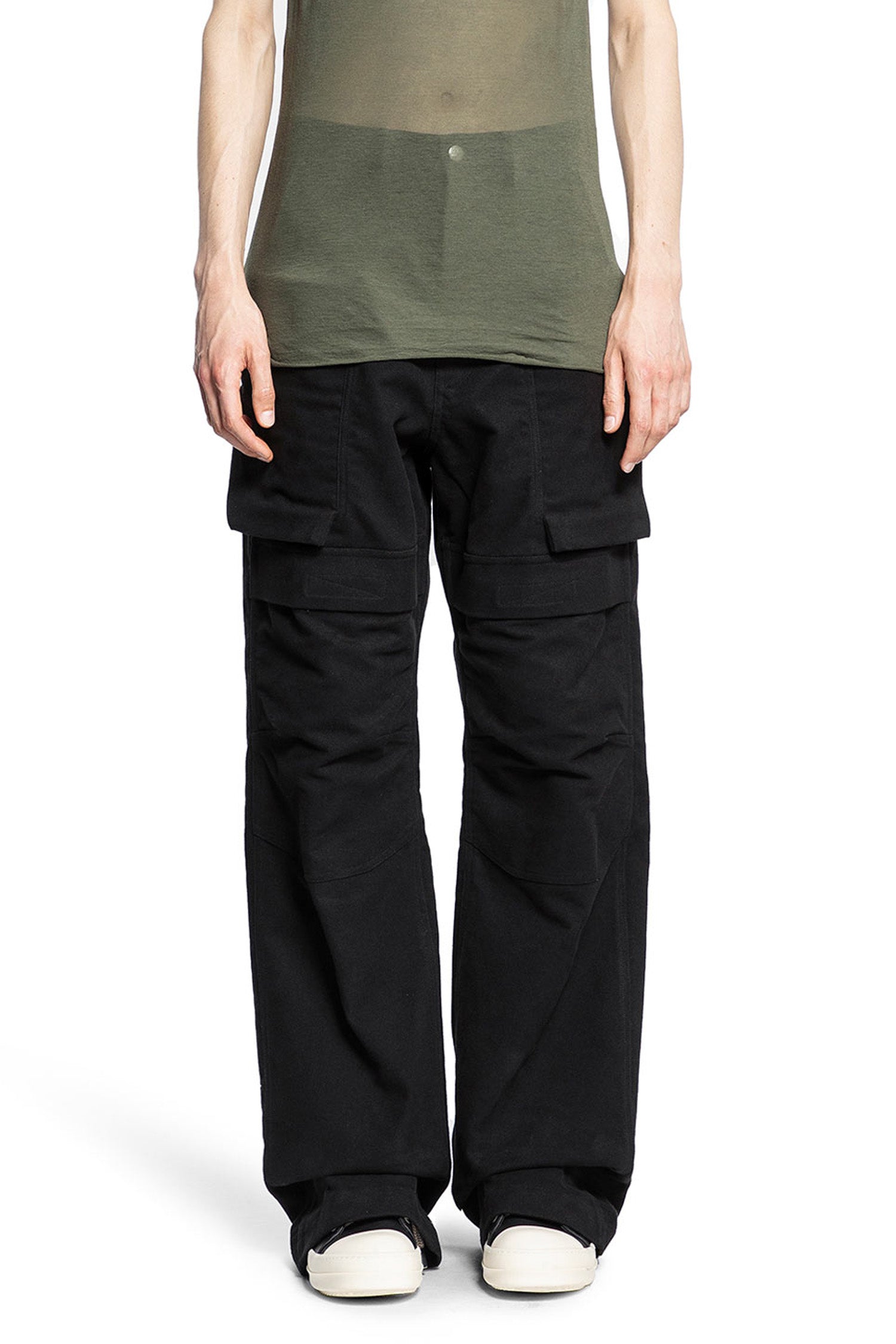 RICK OWENS MAN BLACK TROUSERS