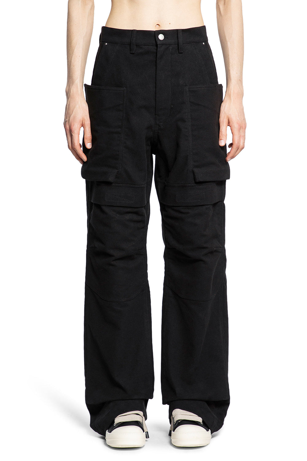 RICK OWENS MAN BLACK TROUSERS