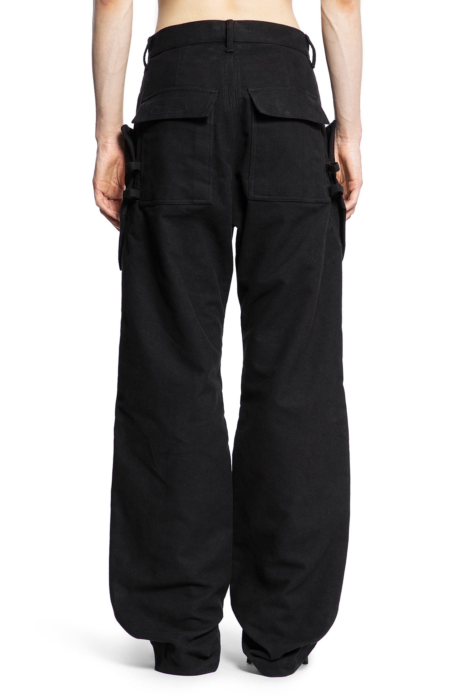 RICK OWENS MAN BLACK TROUSERS