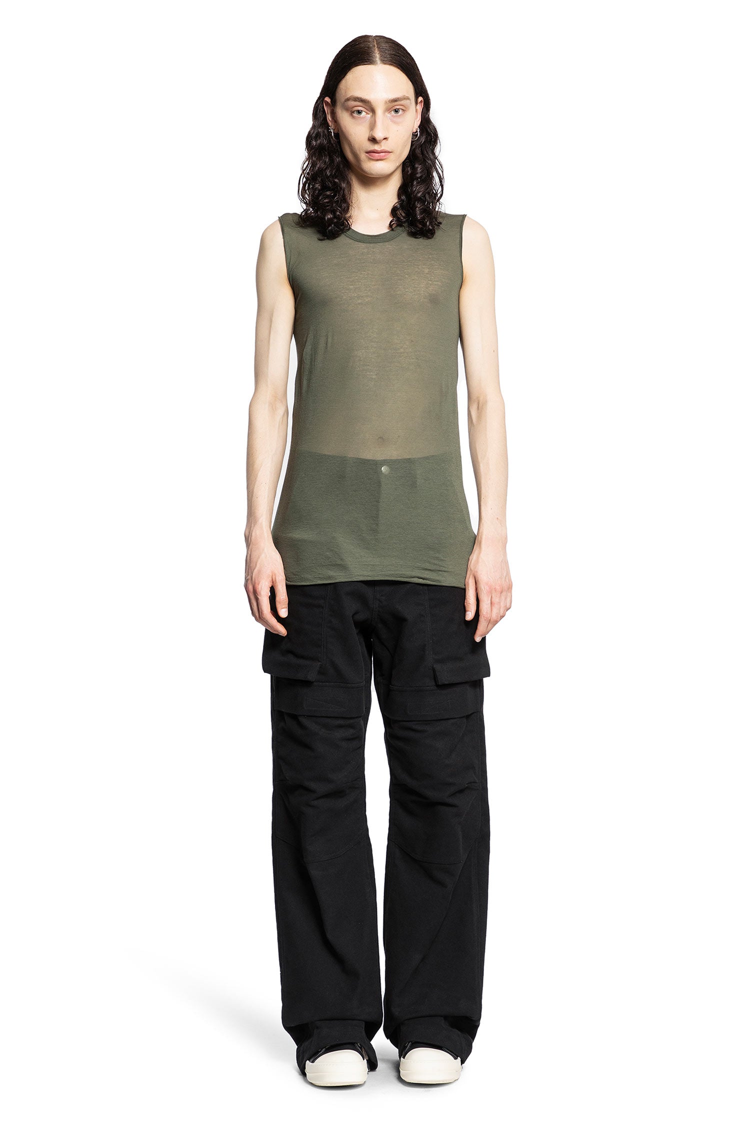 RICK OWENS MAN BLACK TROUSERS