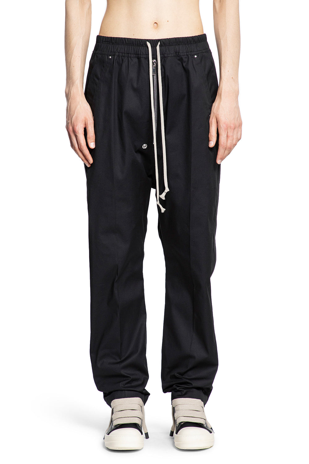 RICK OWENS MAN BLACK TROUSERS