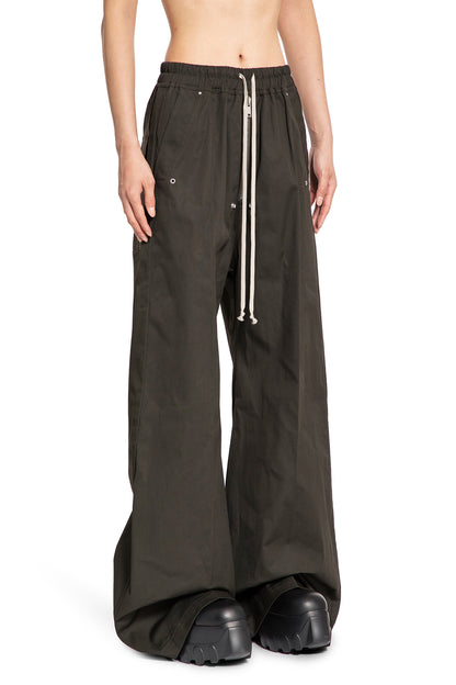 RICK OWENS MAN GREEN TROUSERS