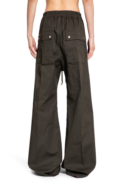 RICK OWENS MAN GREEN TROUSERS