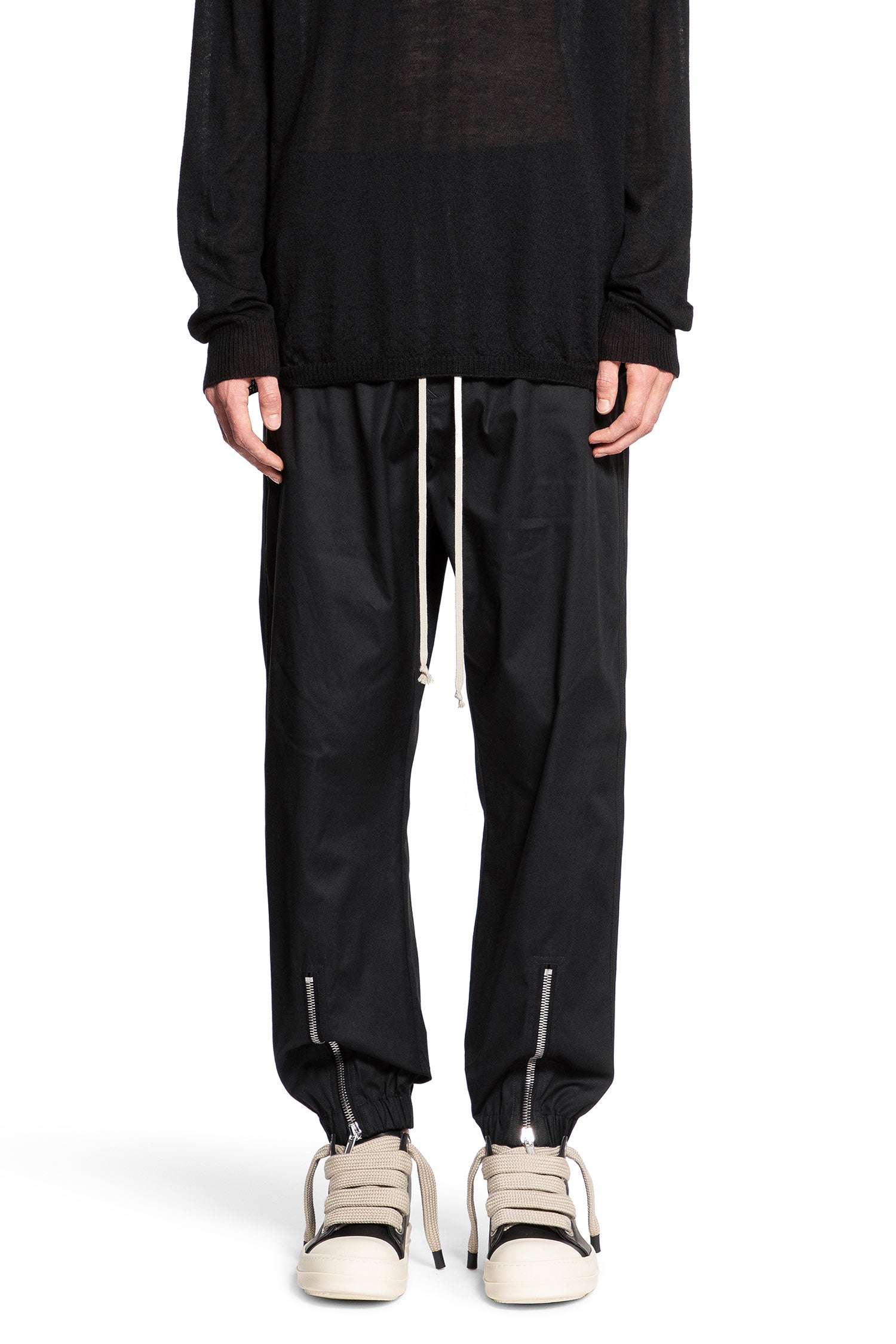 RICK OWENS MAN BLACK TROUSERS