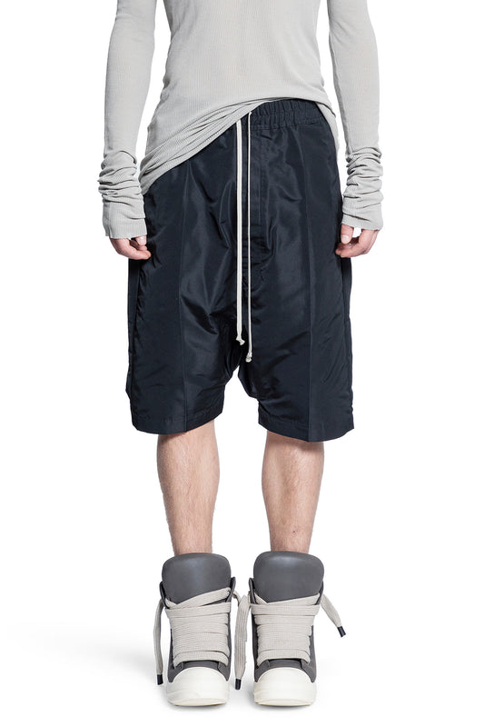 RICK OWENS MAN BLACK SHORTS & SKIRTS