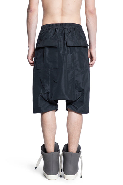 RICK OWENS MAN BLACK SHORTS & SKIRTS