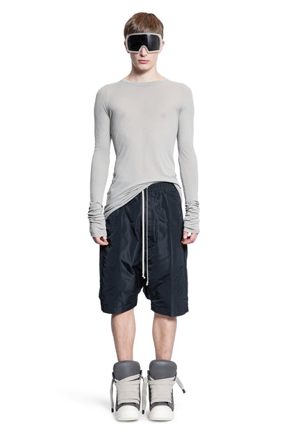 RICK OWENS MAN BLACK SHORTS & SKIRTS