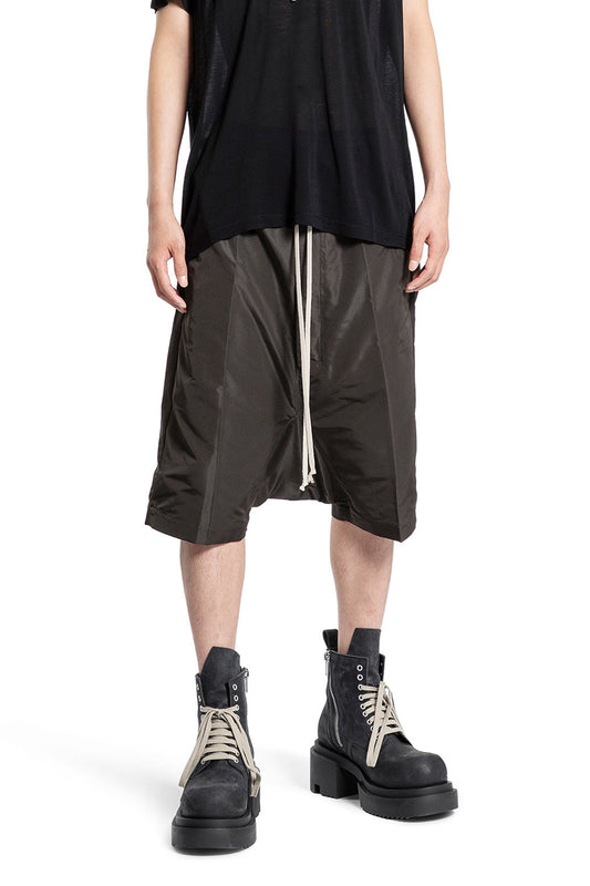 RICK OWENS MAN BLACK SHORTS & SKIRTS