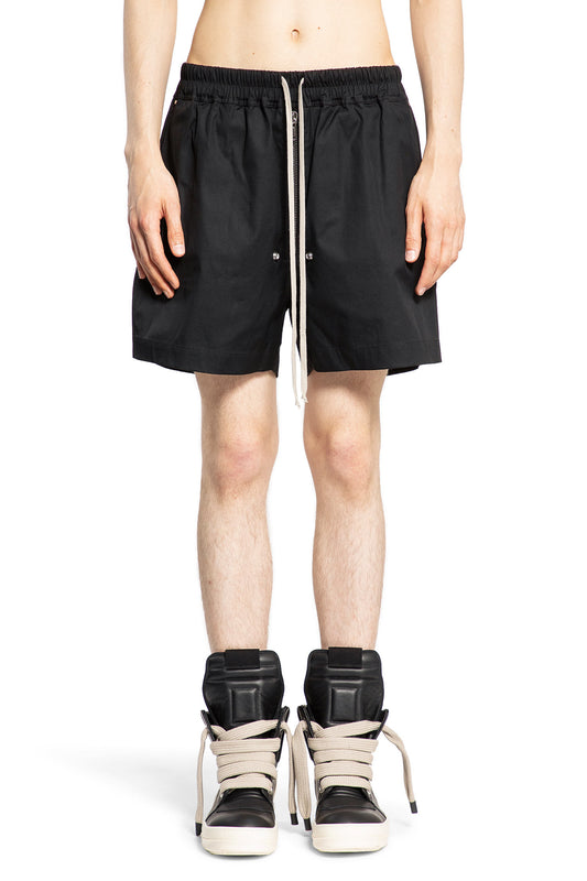 RICK OWENS MAN BLACK SHORTS & SKIRTS